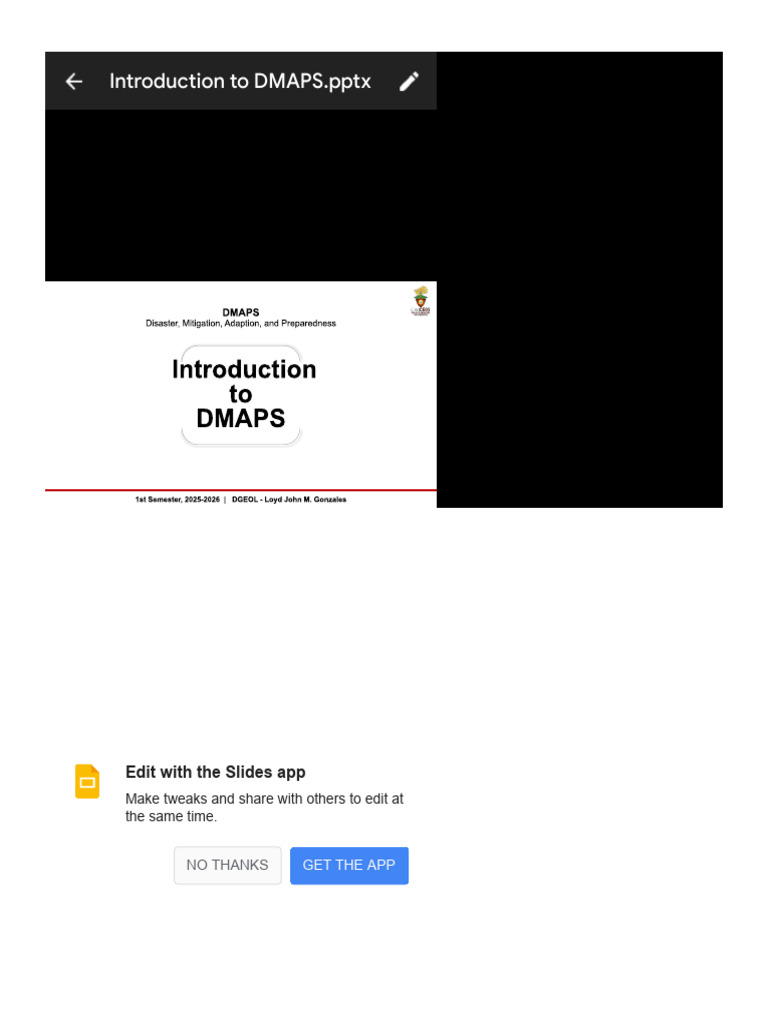 Introduction To DMAPS - PPTX - Google Slides | PDF