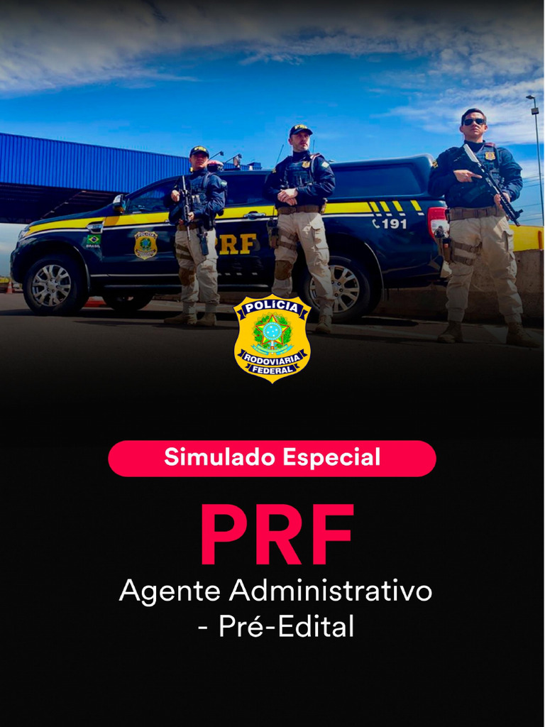 Simulado PRF Agente Administrativo 2025 | PDF | Comunicação | Cidadania