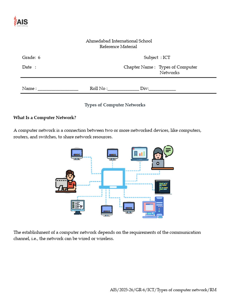 Types of Computer Networks Explained | PDF | Computer Network | World ...
