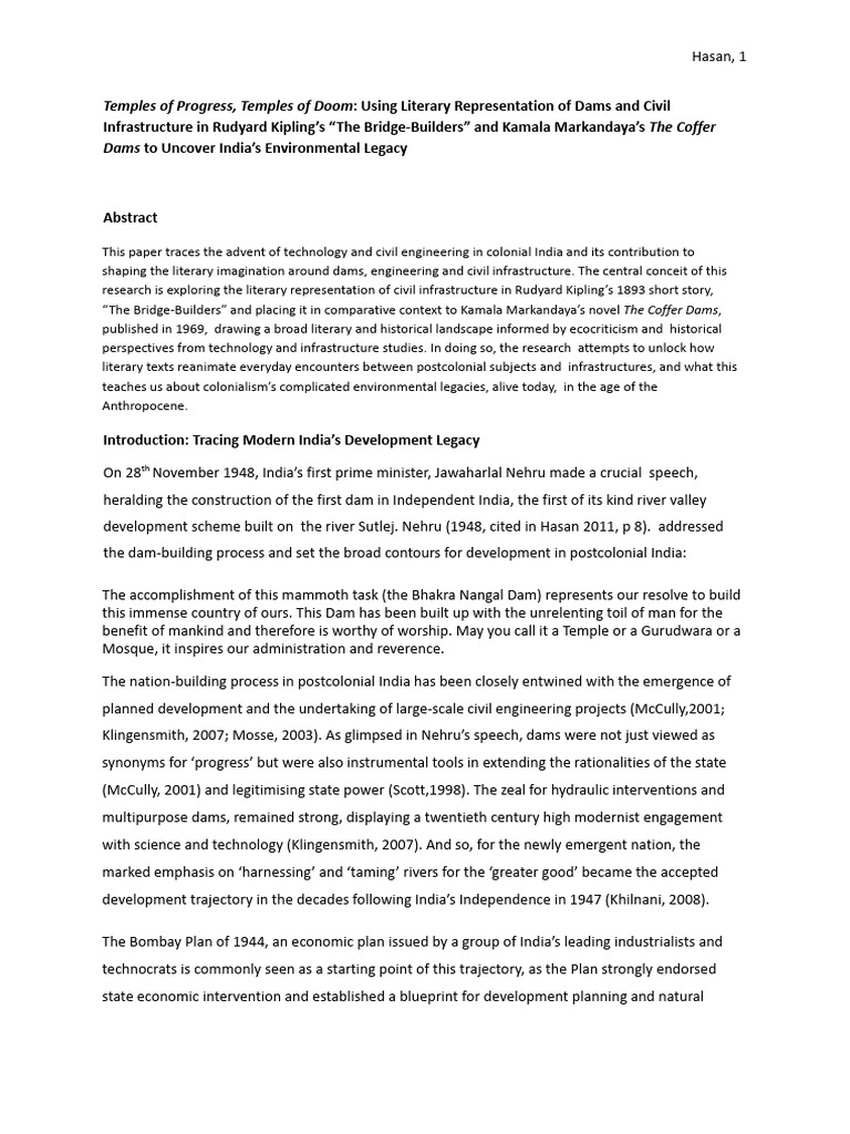 Writing Sample 2 - Temples of Progress - Re-Upload-Final | PDF ...