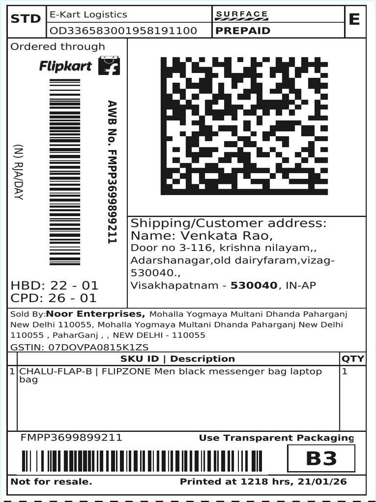Transparent Packaging for E-Kart Orders | PDF