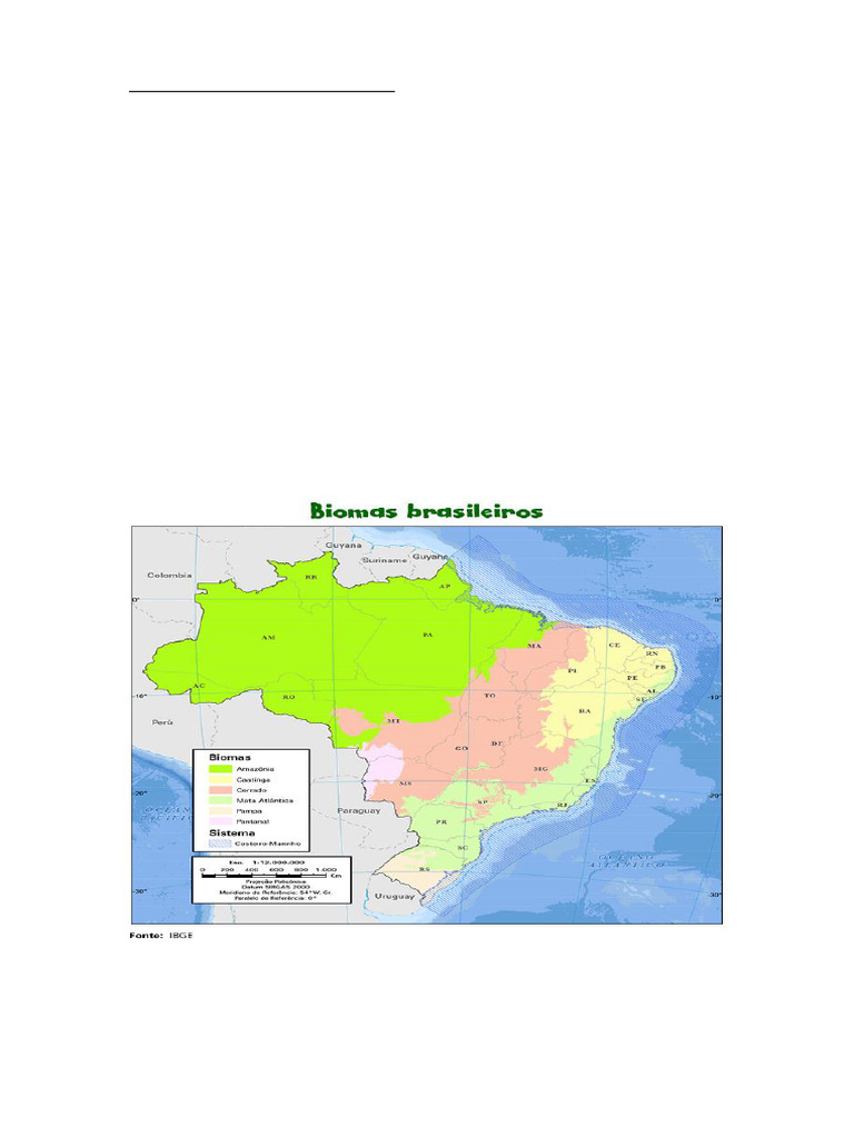 Biomas Brasileiros e sua Biodiversidade | PDF | Florestas | Floresta ...