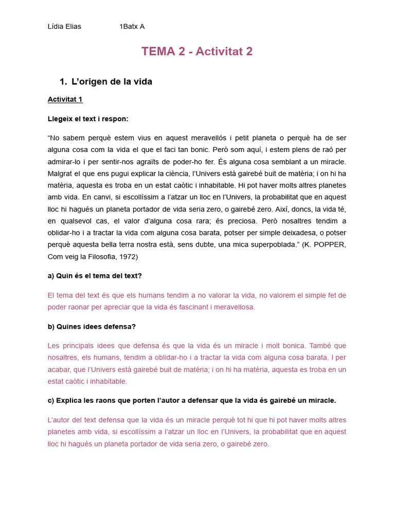 TEMA 2 - Activitat 2 | PDF
