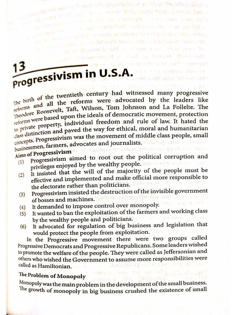 Progressive Era | PDF