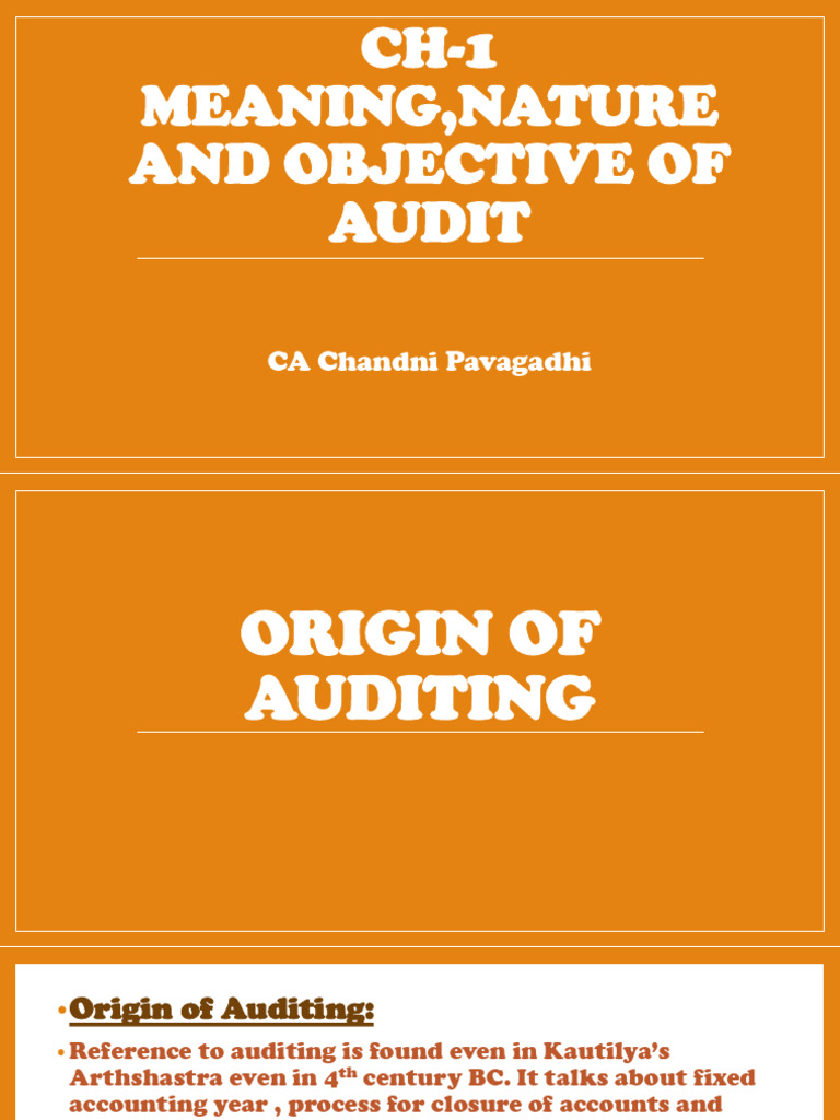 Understanding the Nature of Audit | PDF | Audit | Internal Control