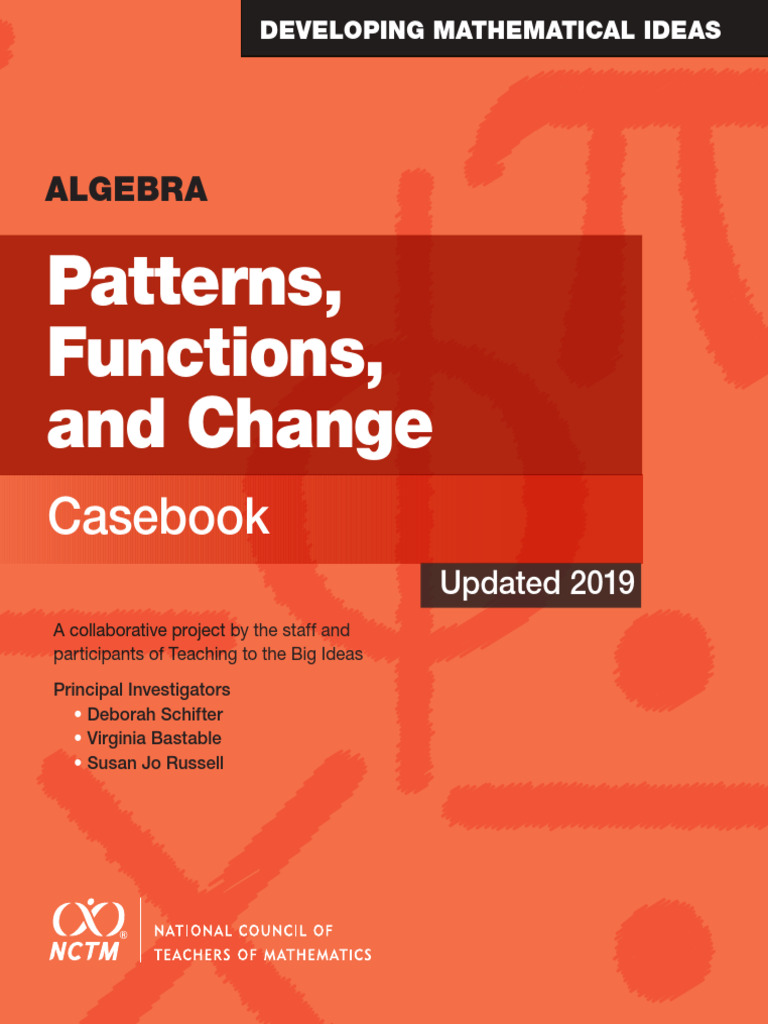Algebra Casebook: Patterns and Functions | PDF | Function (Mathematics ...