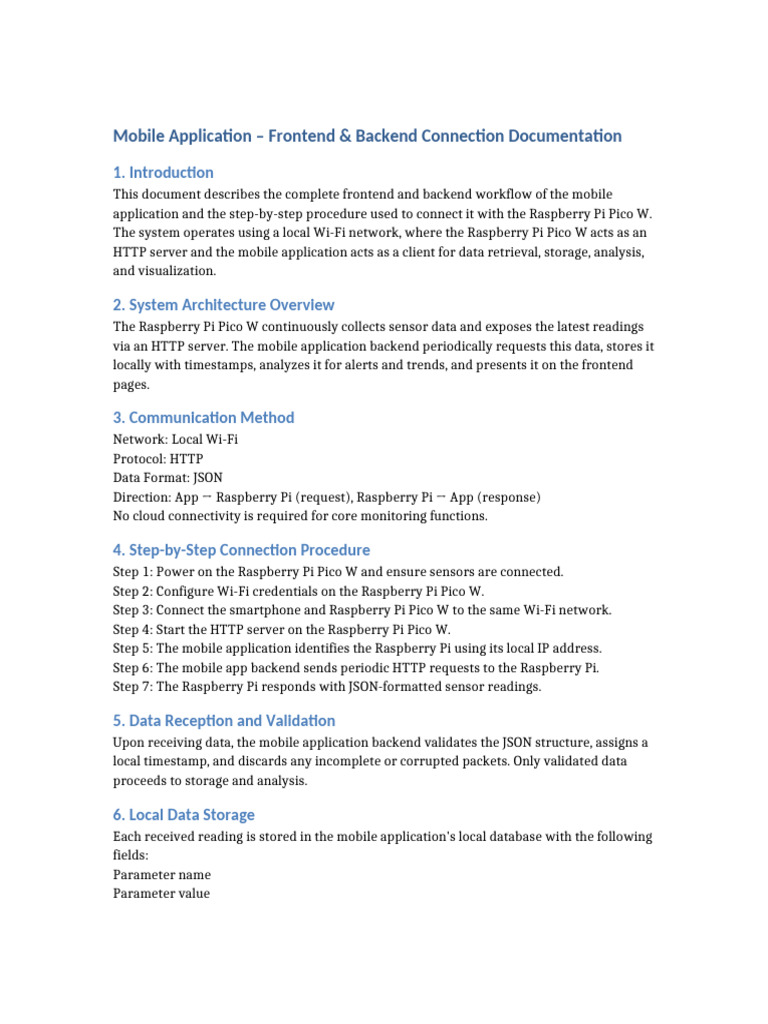 Mobile App Frontend Backend Connection Documentation | PDF | Web Server ...