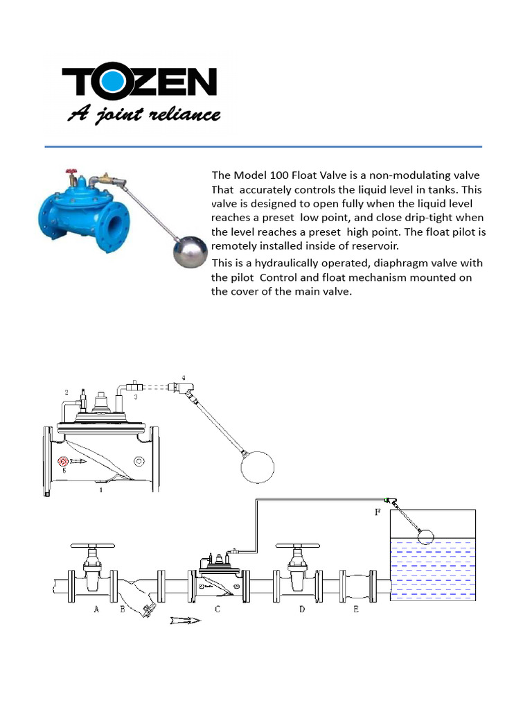 Model 100 Float Valve Overview | PDF