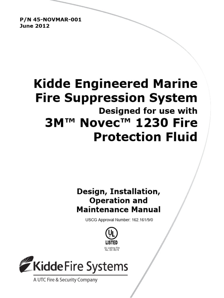 06-236559-001 - Novec 1230 | PDF | Valve | Pneumatics