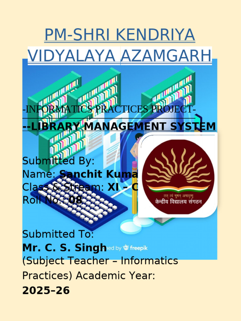 Library Management System Project | PDF | Databases | My Sql