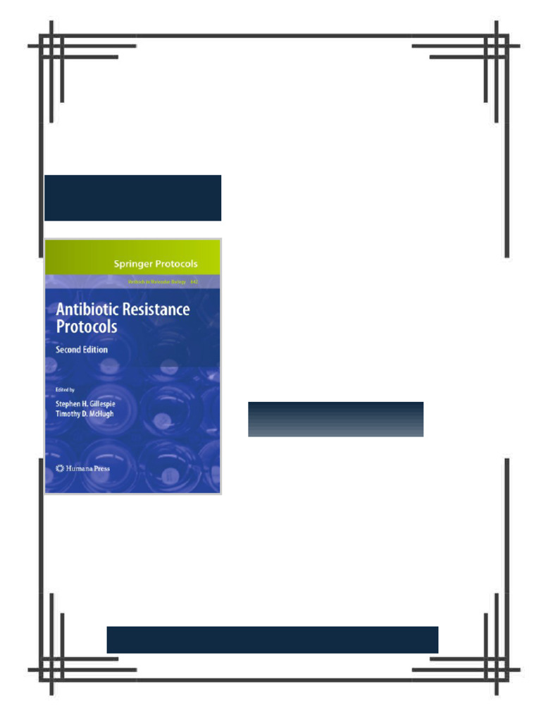 Antibiotic Resistance Protocols Second Edition Jodi A. Lindsay ebook ...