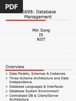 IS698: Database Management: Min Song IS Njit