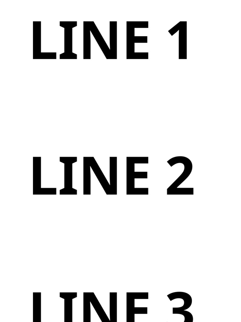 LINE 1 | PDF