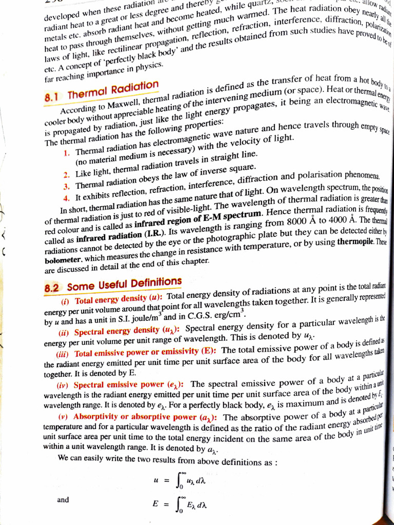 Understanding Thermal Radiation Principles | PDF | Electromagnetic ...