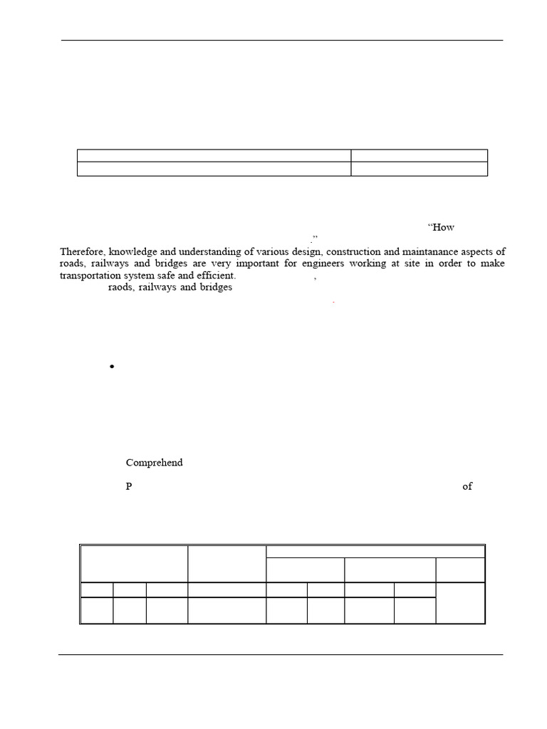 Basic Transportation Engineering Course | PDF | Road | Knowledge