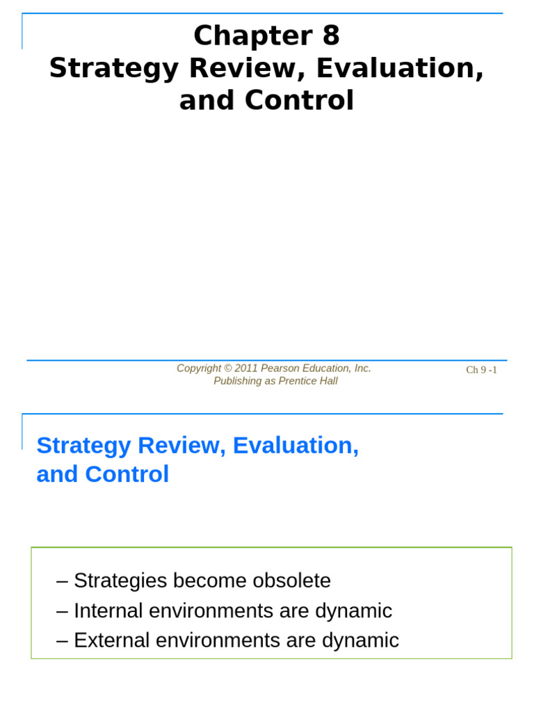 Strategy Review and Evaluation Guide | PDF | Evaluation | Investing