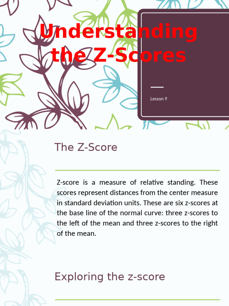 Z-Score Calculation and Examples | PDF | Standard Score | P Value