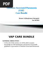 Daily VAP Bundle Checklist for ICU | PDF