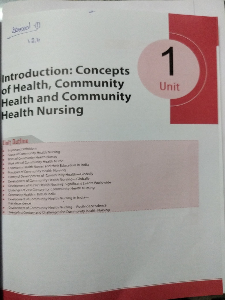 CHN un 1 | PDF | Nursing | Medicine