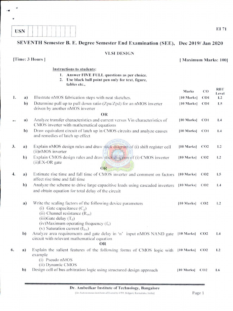 7 Sem - EI | PDF