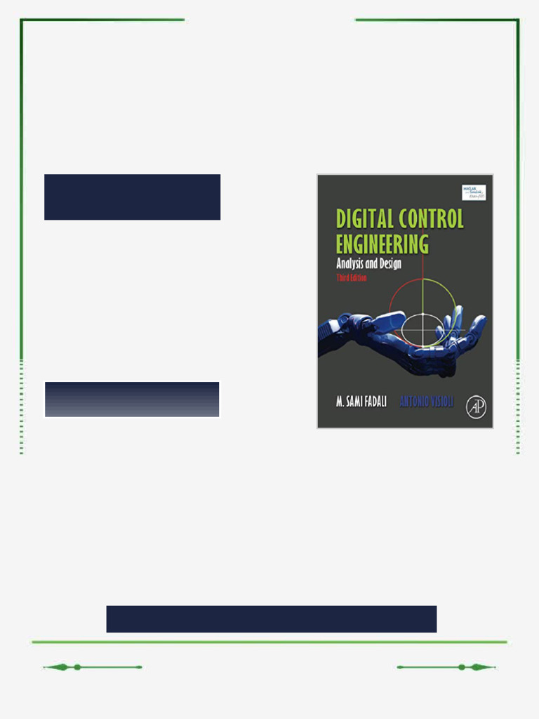 Digital Control Engineering 3rd Edition M. Sami Fadali eBook with full ...