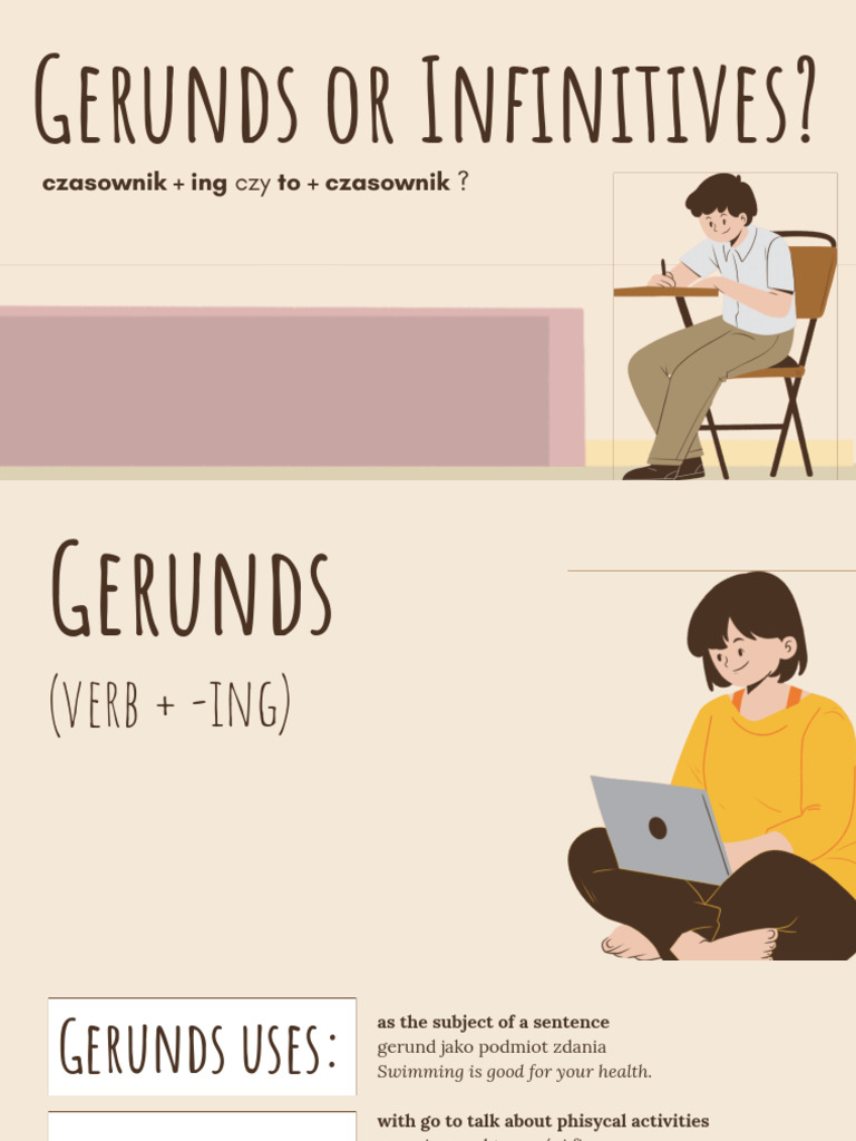 Gerunds or Infinitives Presentation | PDF