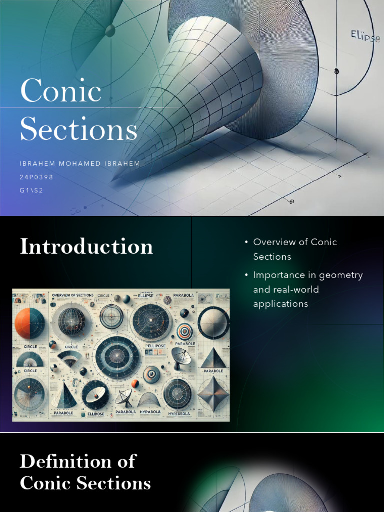 Understanding Conic Sections and Their Applications | PDF