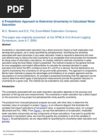 Download A Probabilistic Approach to Determine Uncertainty in Calculated Water Saturation by ari_si SN9848973 doc pdf