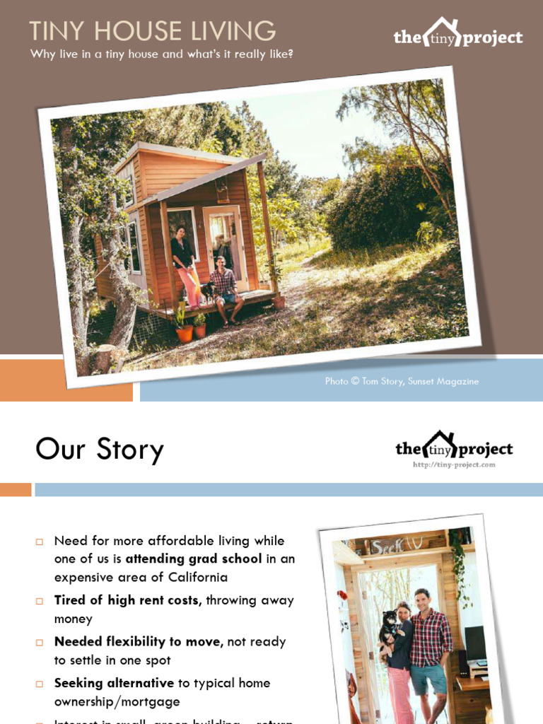 Benefits of Tiny House Living | PDF | Cost Of Living