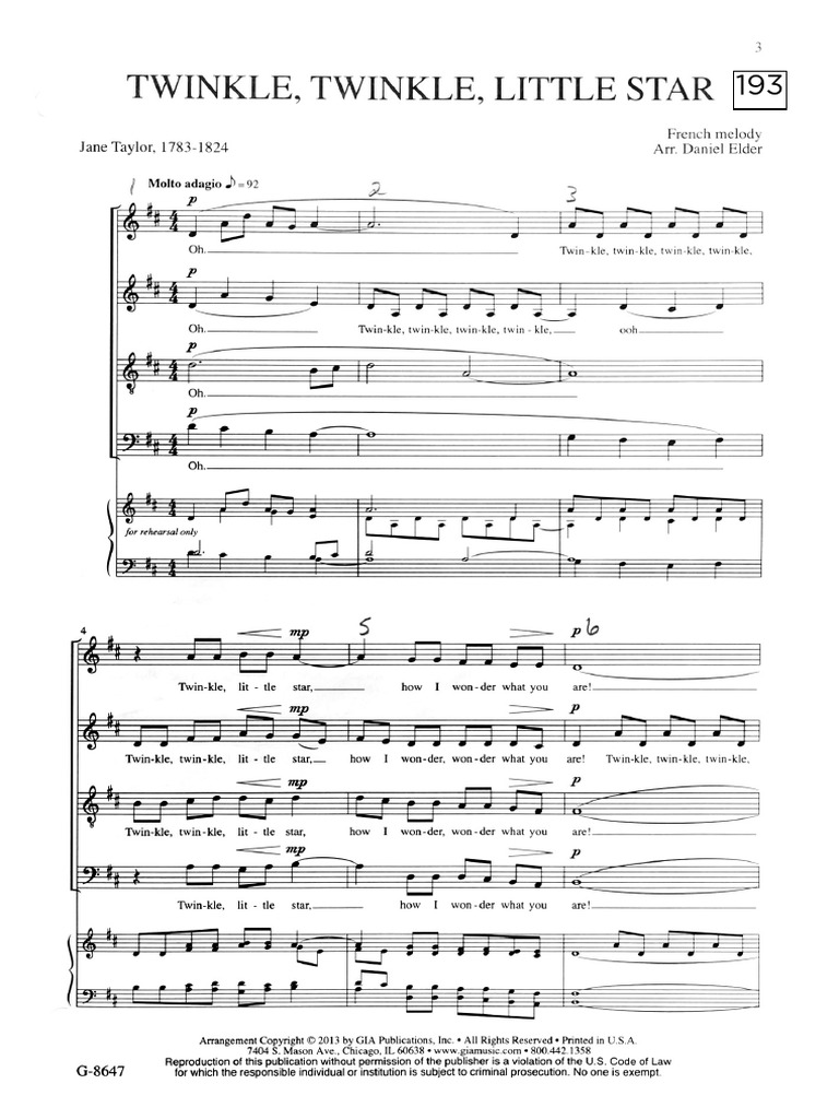 192.Twinkle Twinkle Elder | PDF