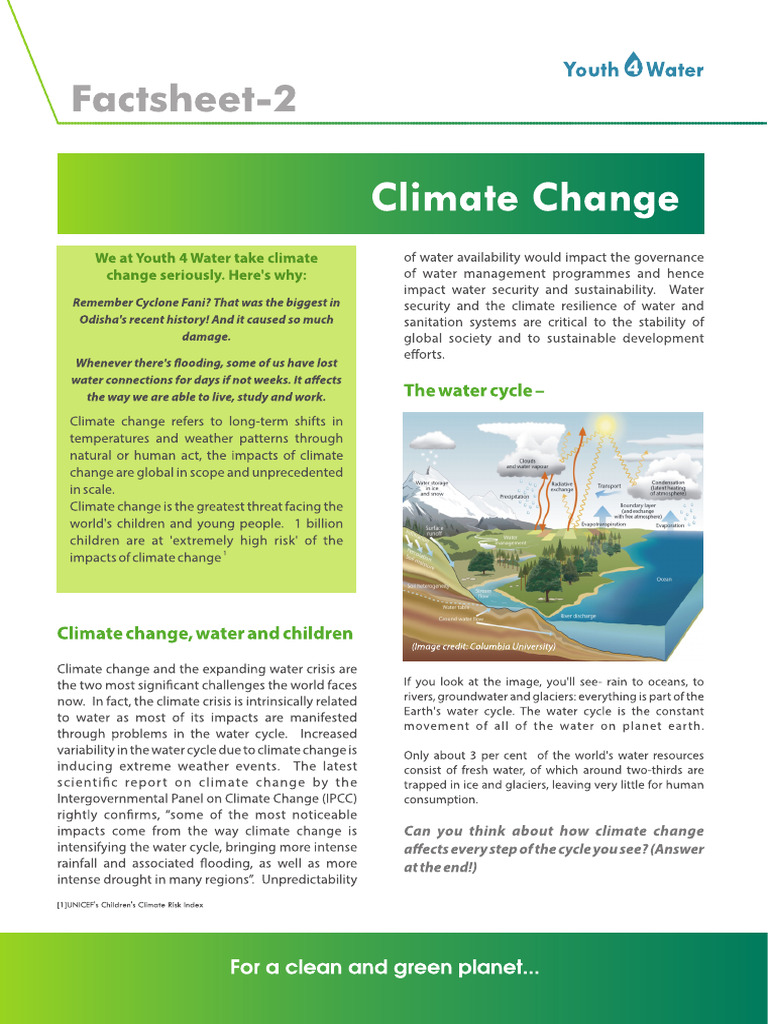 Climate Change Factsheet | PDF