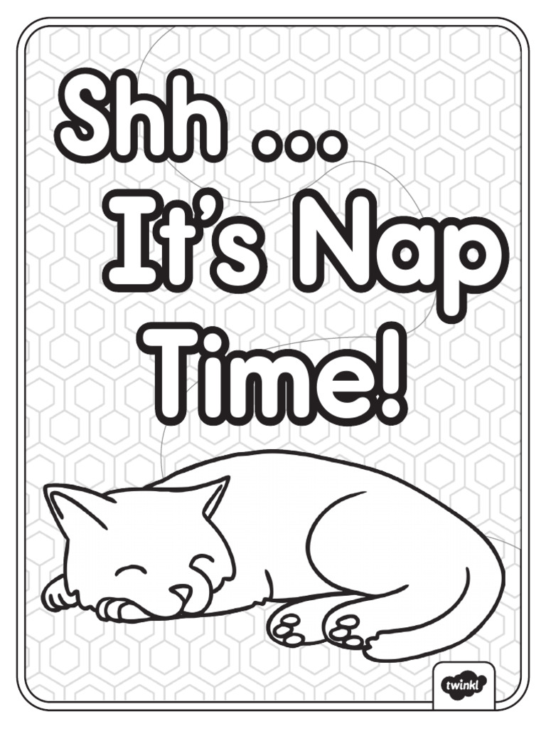 BW Nap Time Poster | PDF