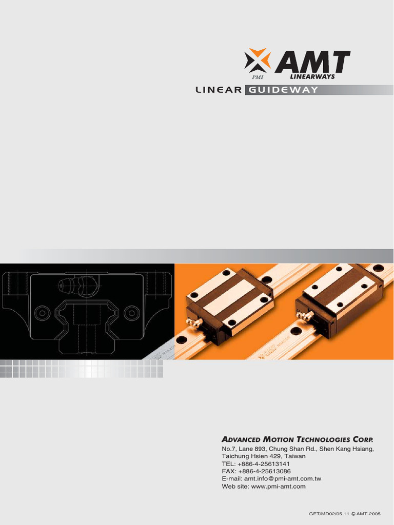 AMT Linear Guideway Installation Guide | PDF | Friction | Stress ...