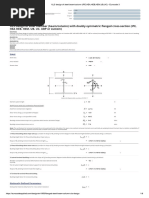 Design Properties of Steel Profiles | PDF | Bending | Buckling