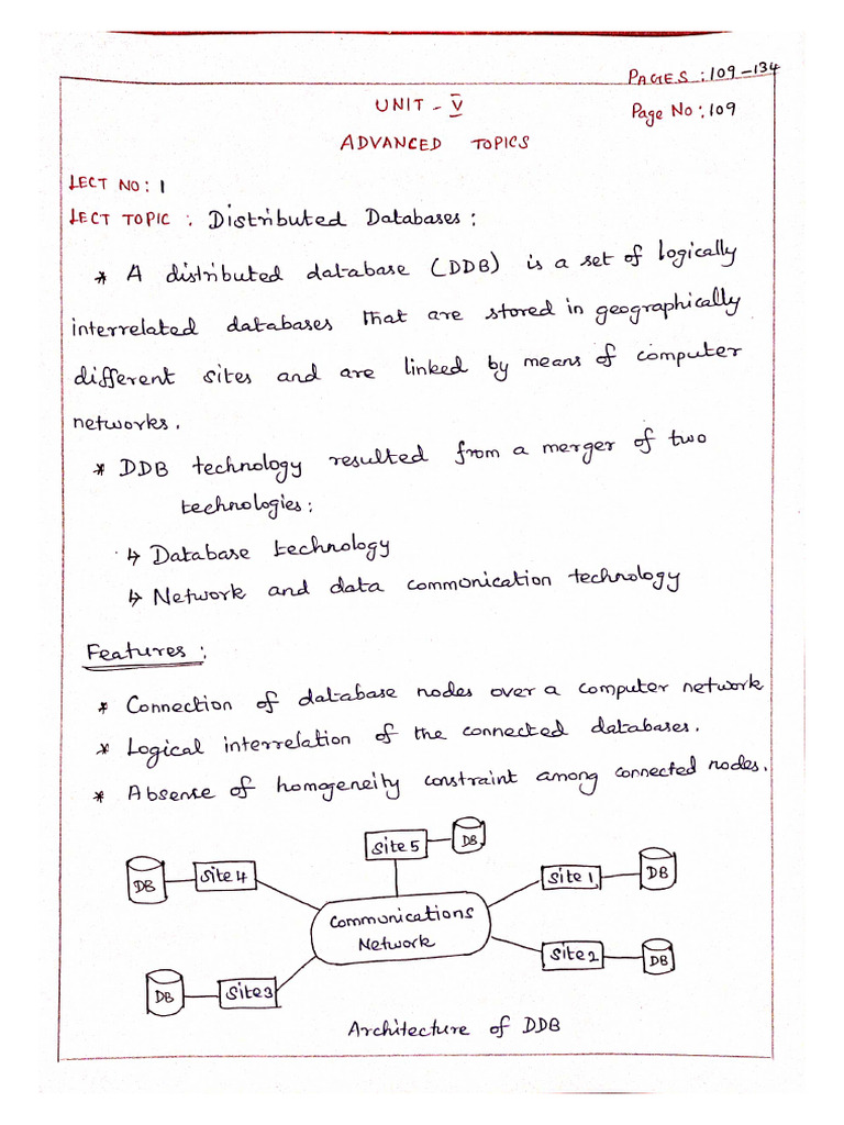 CS 3492 - DBMS Unit 5 | PDF