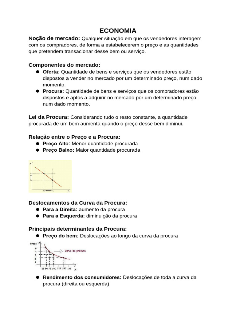 Fundamentos de Oferta e Procura no Mercado | PDF | Demanda | Mercado ...