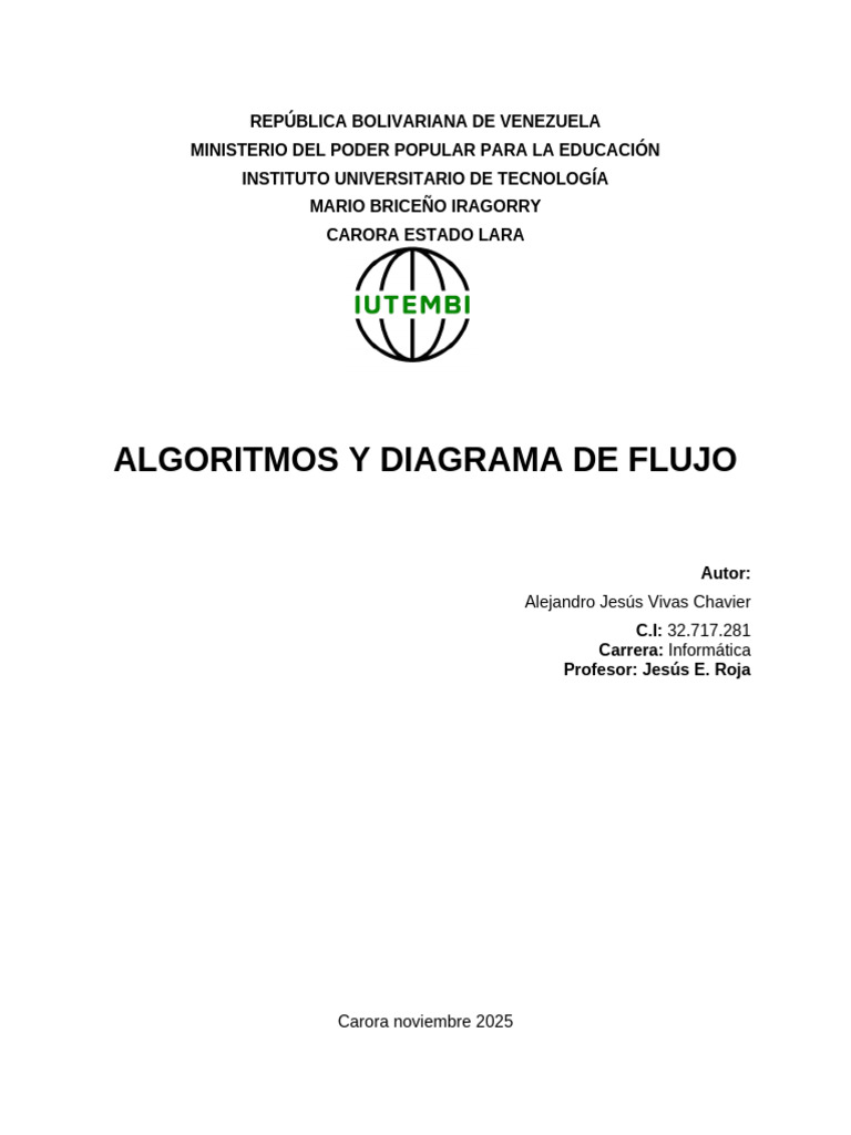 Algoritmos y Diagramas de Flujo en Informática | PDF | Programación ...