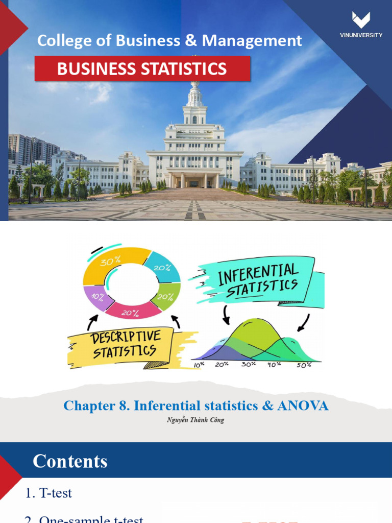 Week 11. Inferential Statistics (1) | PDF | Student's T Test | Analysis ...