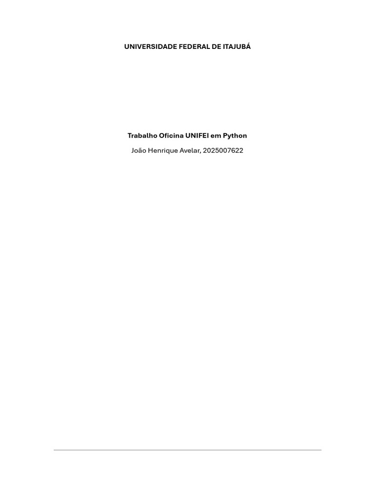 Sistema de Gerenciamento de Oficina em Python | PDF | Classe ...