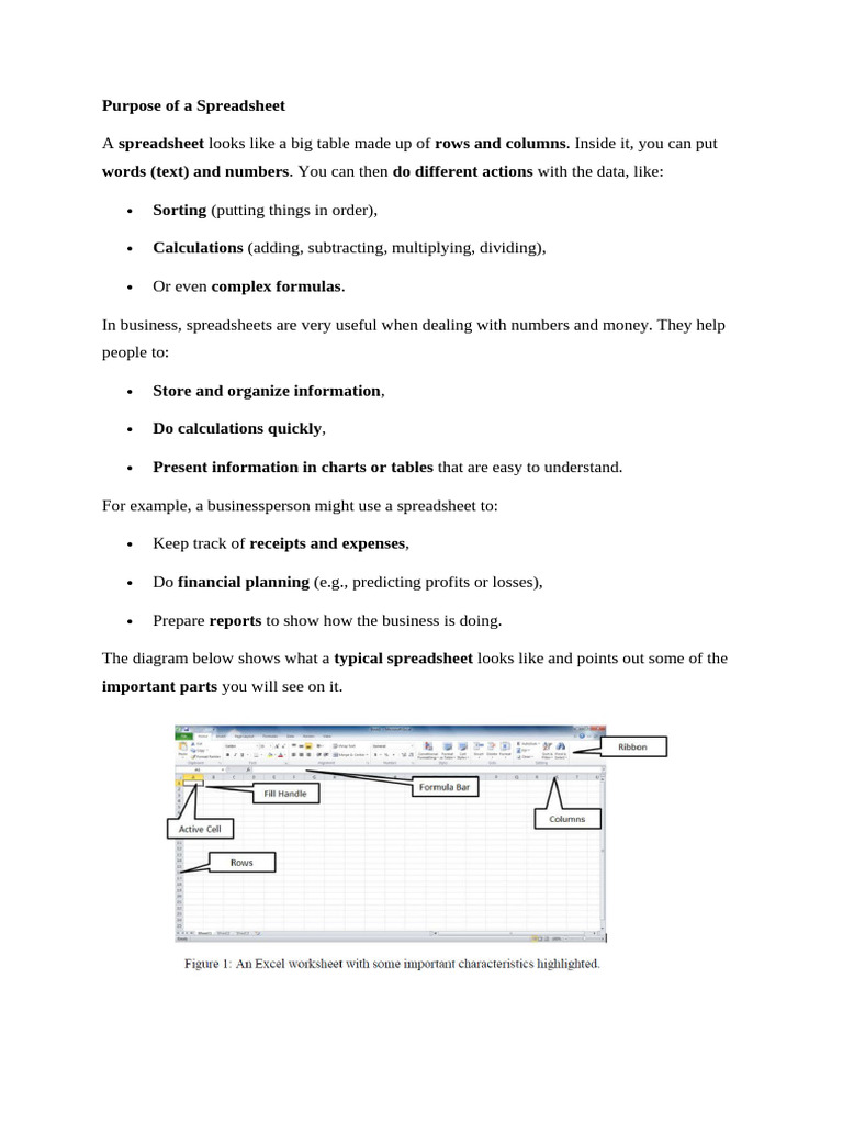 Understanding Spreadsheet Basics | PDF | Spreadsheet | Software