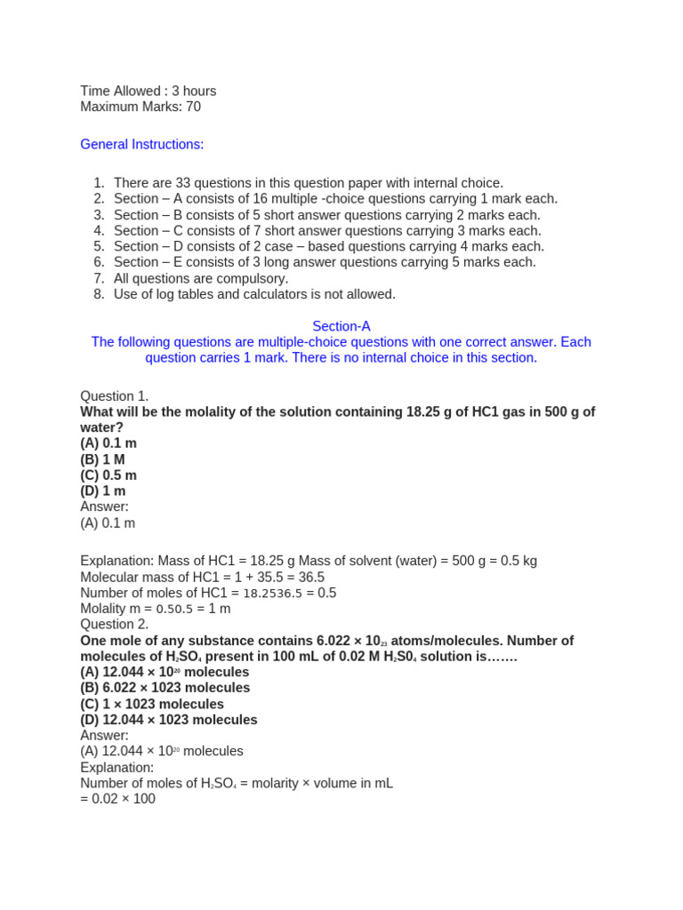 20260112083215 Csk w Class 11 Chemistry Set 3 2024 With Answer Key ...