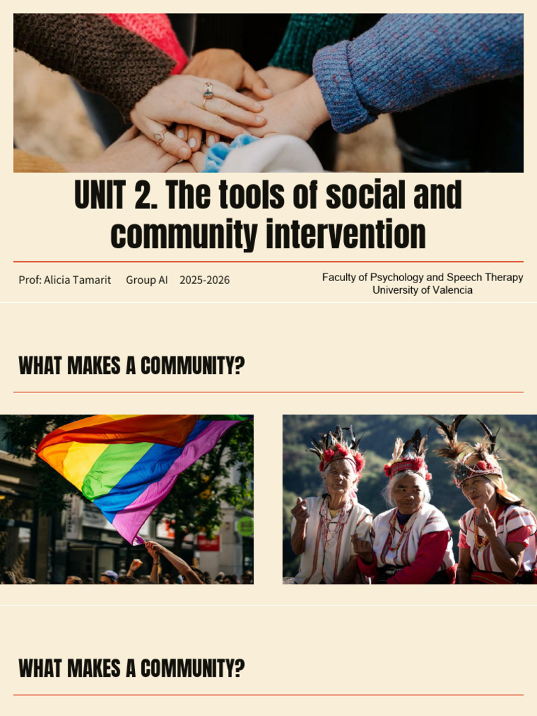 Community Intervention Tools Explained | PDF | Social Support | Social ...
