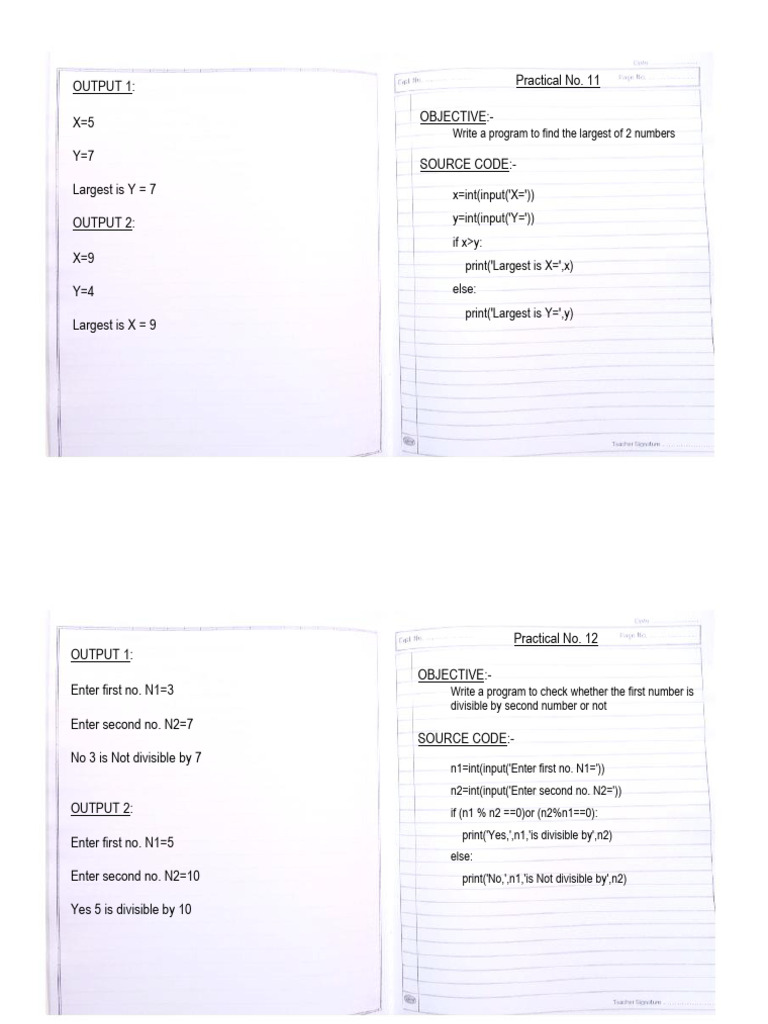 Python Programs for Basic Calculations | PDF | Financial Economics ...