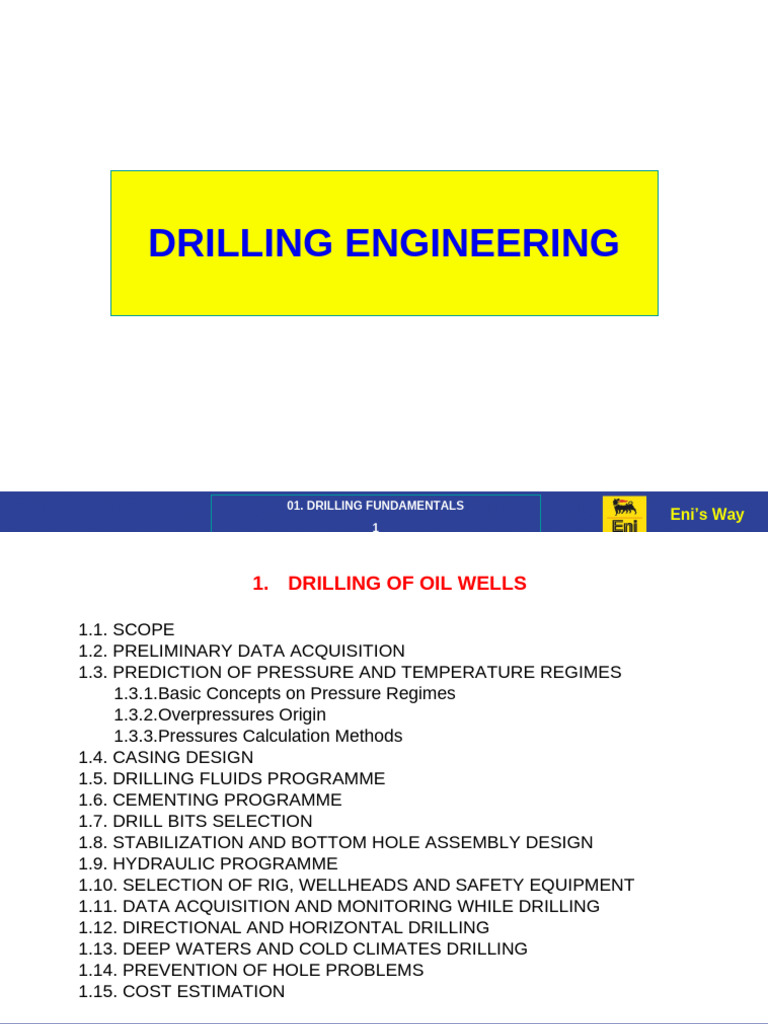 Drilling Fundamentals for Oil Wells | PDF | Casing (Borehole) | Geology