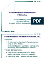 Water Hardness Edta
