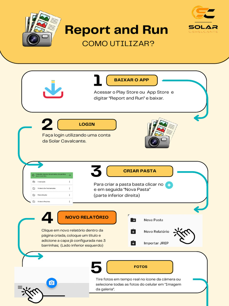 Guia para Usar o App Report and Run | PDF