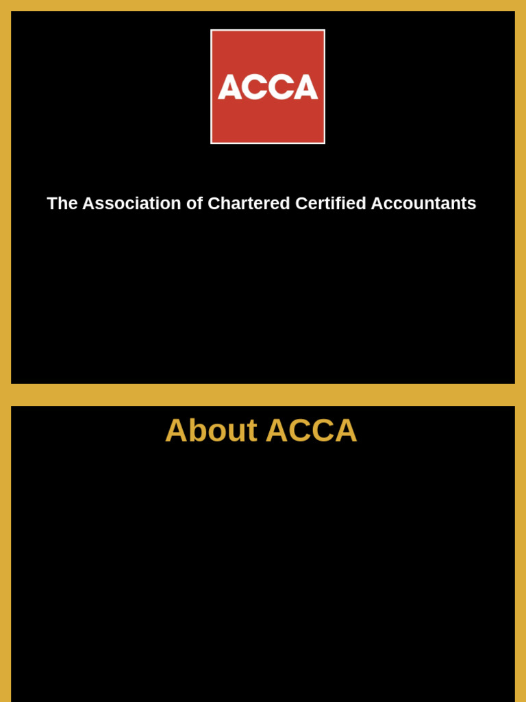 ACCA Qualification Overview and Benefits | PDF | Accounting