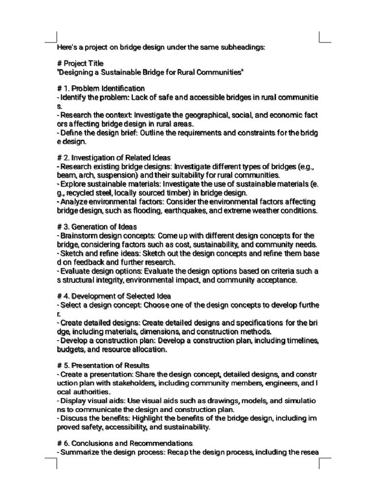 Bridge Design Phoenix | PDF