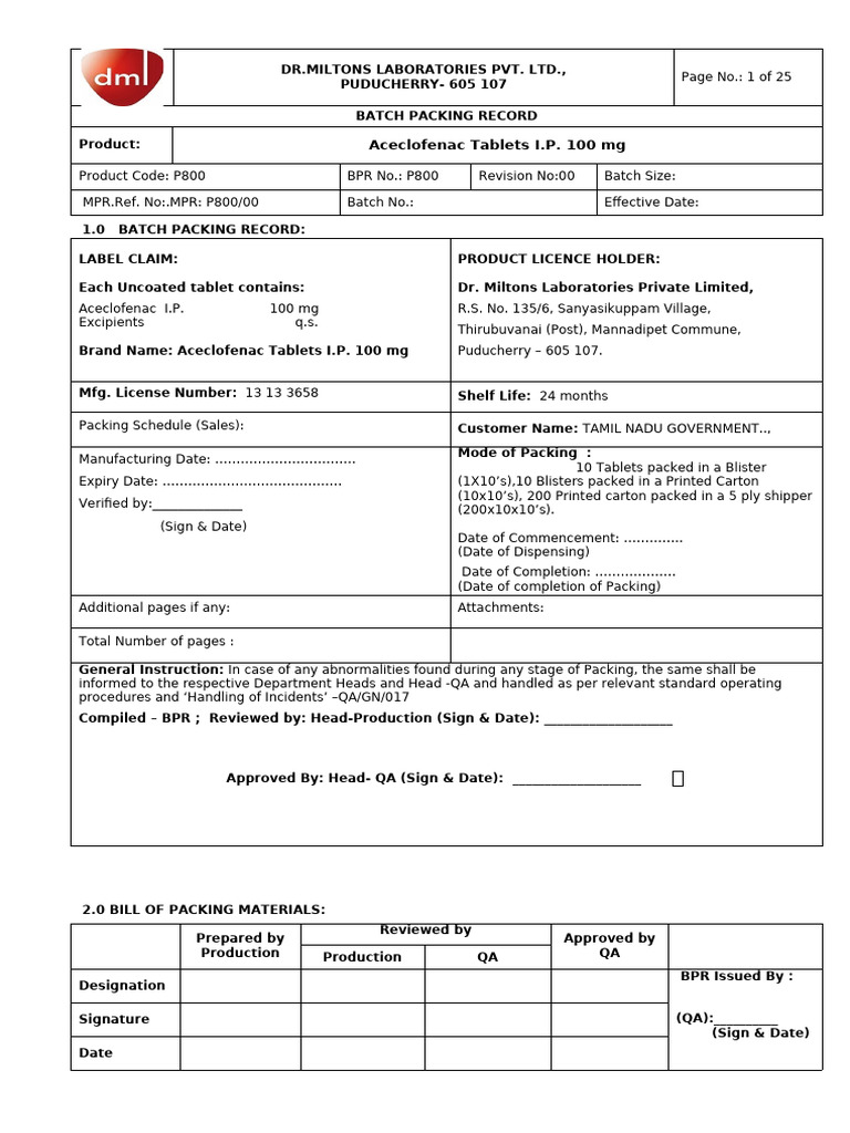 Acelofenac Tablet i.p.100 Mg (1) | PDF