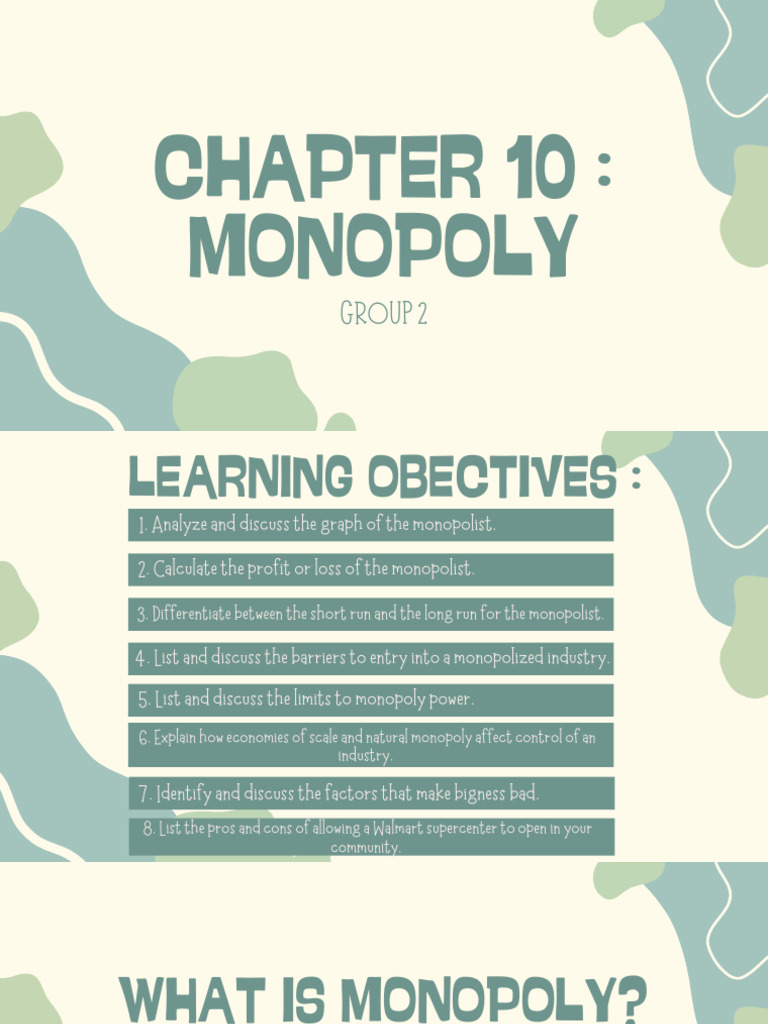 Understanding Monopoly Dynamics and Impacts | PDF | Monopoly | Profit ...